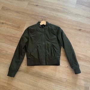 lululemon athletica Olive Bomber Jacket